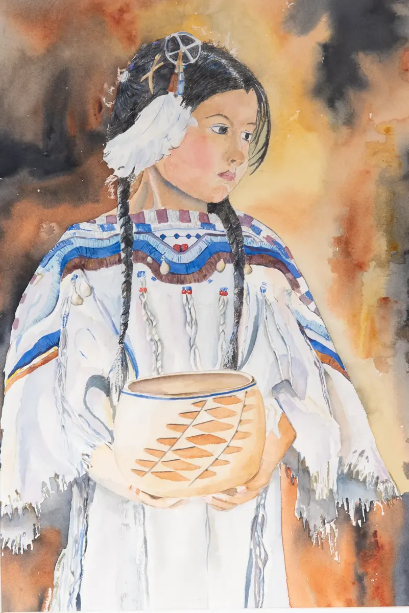 Dressed Up Watercolour By Diane McEntee Dressed Up Watercolour By Diane McEntee