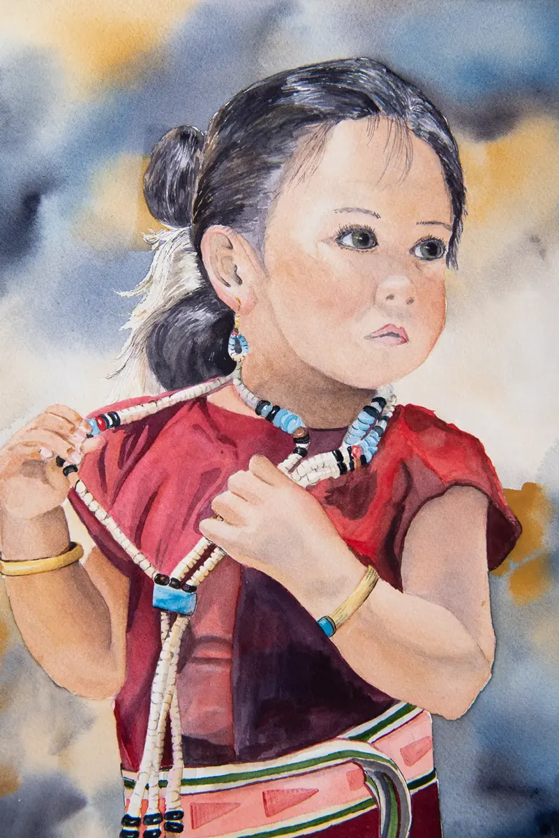 Native Baby Watercolour By Diane McEntee Native Baby Watercolour By Diane McEntee