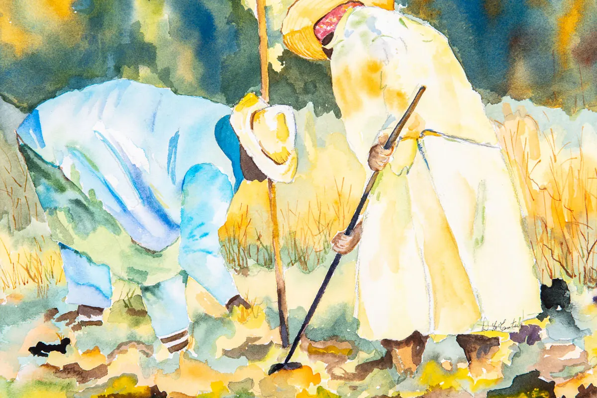 New Gleaners Watercolour by Diane McEntee New Gleaners Watercolour by Diane McEntee